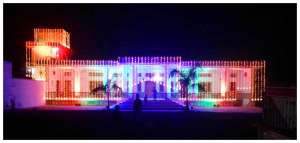 theme building lighling decoration