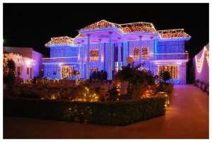 theme building lighling decoration