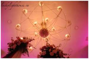 theme chandiliars decoration