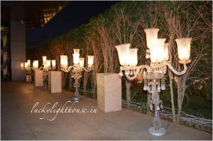 theme chandiliars decoration