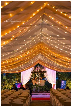 theme drapes decoration