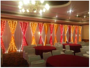 theme drapes decoration