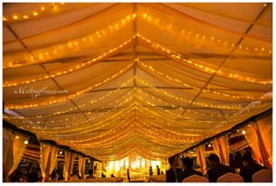 theme drapes decoration