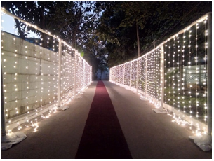 theme pathway decoration