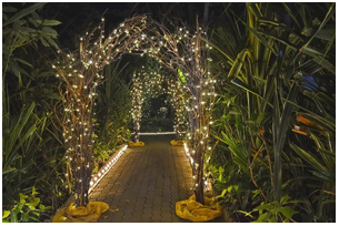 theme pathway decoration