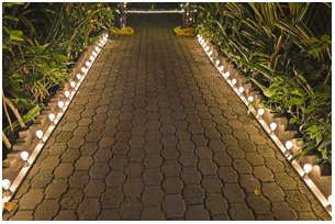 theme pathway decoration