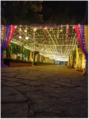 theme pathway decoration