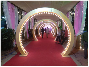 theme pathway decoration