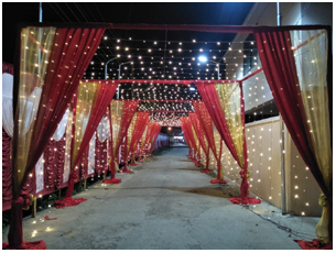 theme pathway decoration