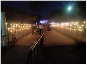 theme pathway decoration