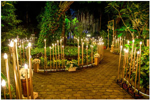 theme garden light decoration