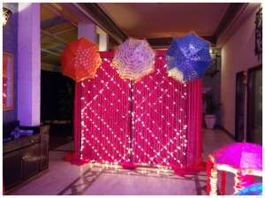 theme photobooth light decoration